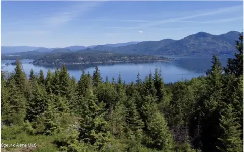 Land with Lake and Mountain Views