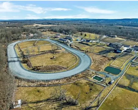Equestrian Facility With Training Track
