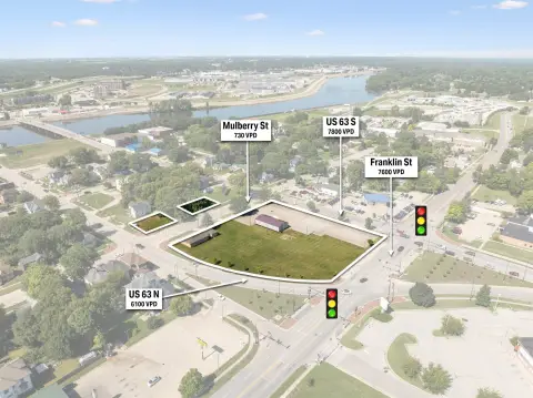 Commercial Land at Signalized Intersections