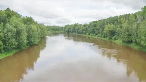 Wooded Riverfront Recreation Land