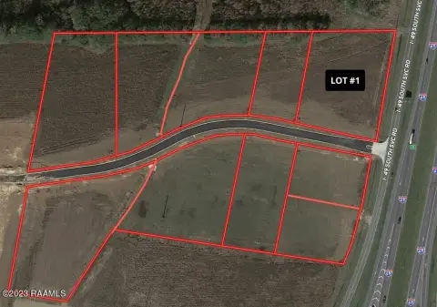 Commercial Land with Service-Road Frontage