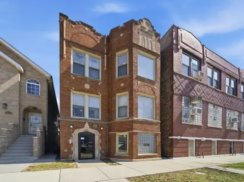 Updated 3-Unit Brick Building
