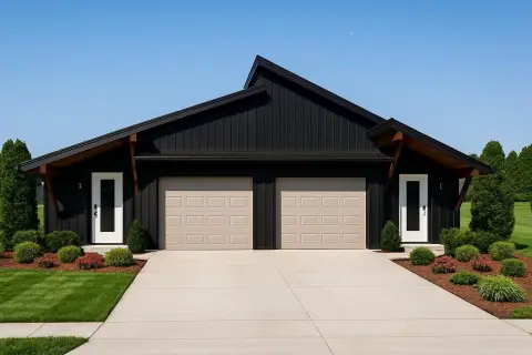 Duplex with Vaulted Ceilings