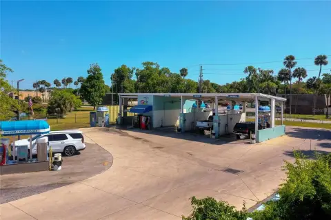 Self-Service Car Wash with Automatic Bay