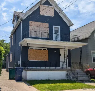 Fire-Damaged Two-Family Duplex