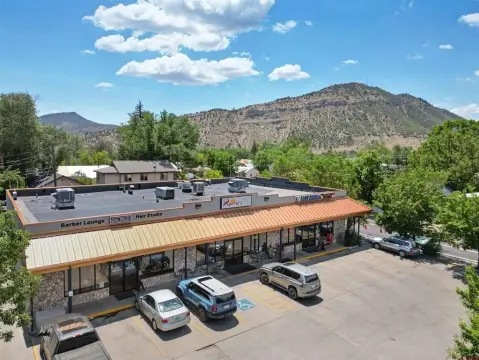 Retail Strip Mall with Snow-Melt Parking