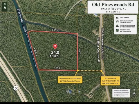 Recreational Land with Creek Frontage