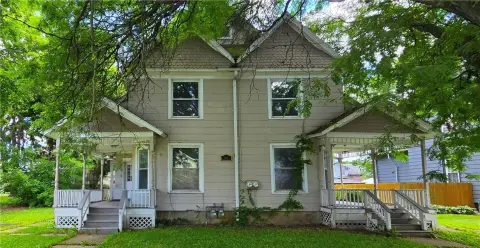 Two-Unit Duplex with Porches