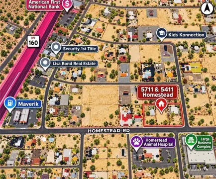Fenced Commercial Land