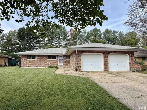 Brick Duplex with Shared Garage