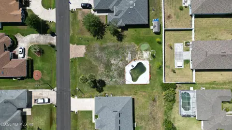 Vacant Lot with In-ground Pool