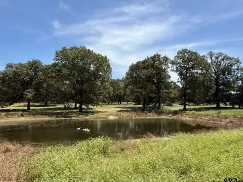 Fenced Agricultural Land with Pond