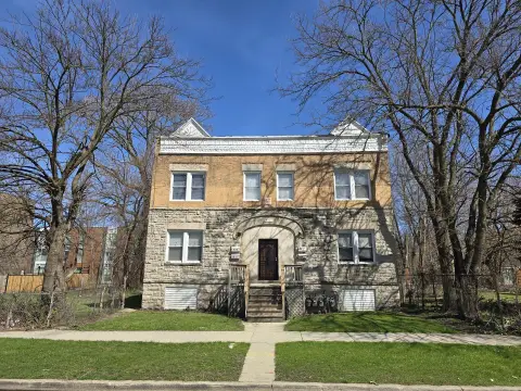 Brick Quadplex Residential Income Building