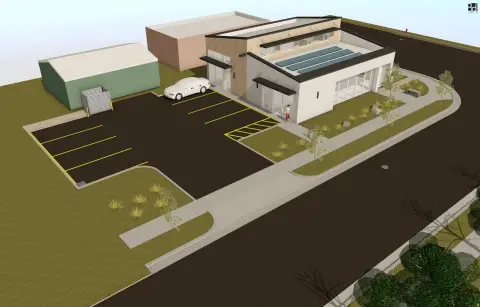 Corner Commercial Lot with Plans