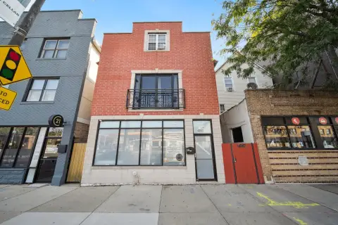 Three-Unit Mixed-Use Brick Building