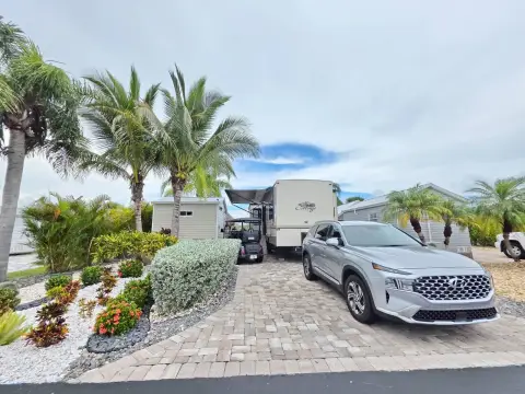 RV Resort Lot with Casita