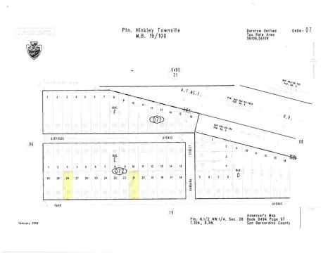 Land For Sale in Hinkley
