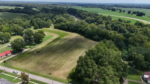 Tillage Farmland Along River