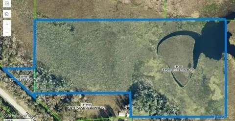 Brooksville Land with Private Pond