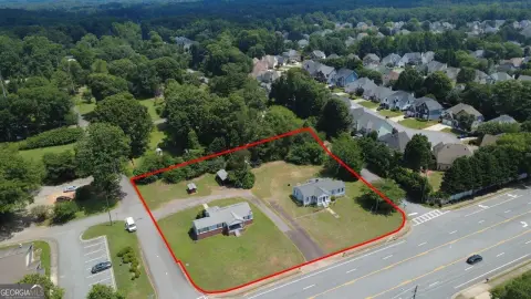 Developable Commercial Land with Curb Cut