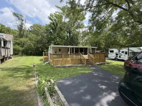 RV Campground Lot with Trailer