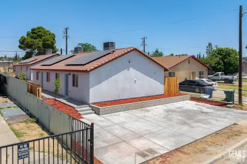 Triplex with Solar Panels