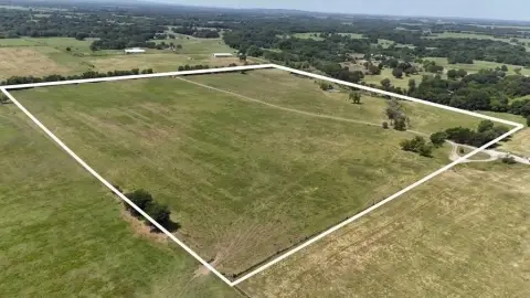 Fenced Agricultural Land With Ponds