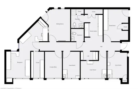 Medical Office Suite with Exam Rooms