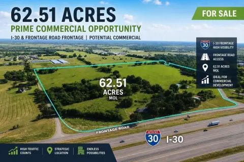 Commercial Land with Four-Side Access