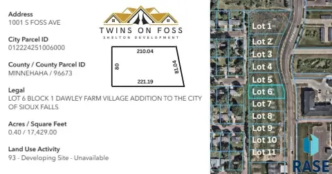 Walk-Out Twin Home Lots