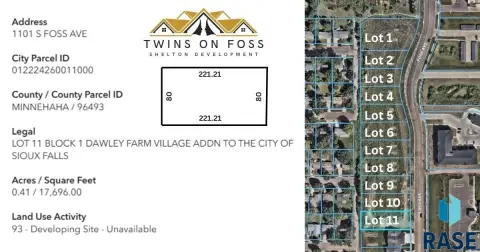 Walk-Out Duplex Twin Home Lots