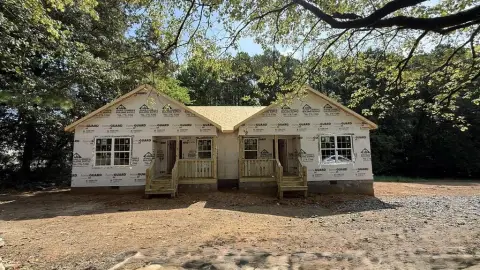 Two-Unit Duplex Under Construction
