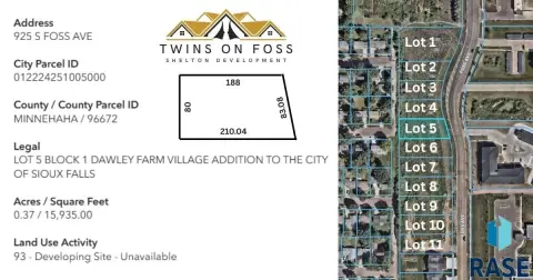 Buildable Walk-Out Twin Lot