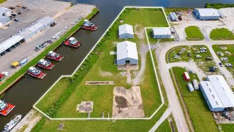 Industrial Waterfront Land with Warehouses