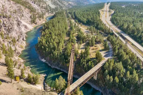 Riverfront Acreage on Alberton Gorge