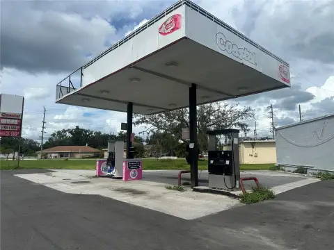 Gas Station and Vacant Lot