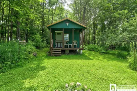 Waterfront Land with Pond and Cabin