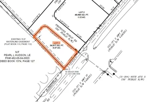 Commercial Lot in Surfside Beach