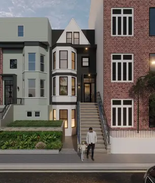 Gutted Four-Family Development Site