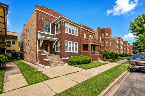 Brick Two-Flat with Garage