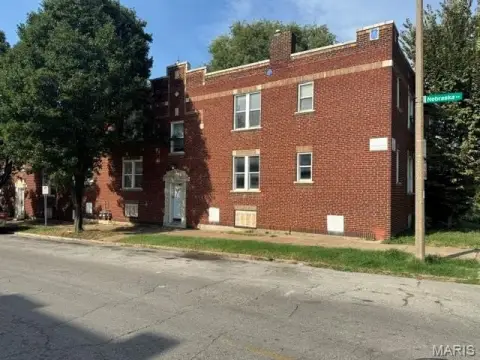 Brick Multifamily Building with Courtyard