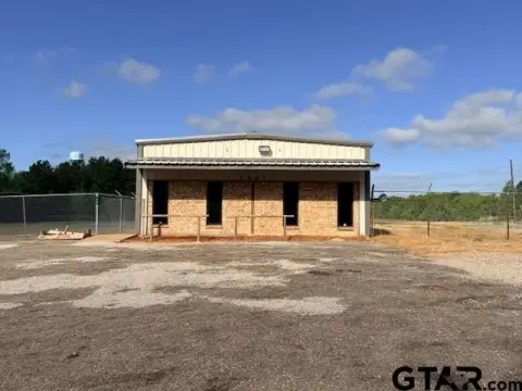 Fenced Commercial Land with Building