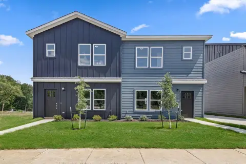 Duplex with Separate Driveways