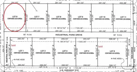 Commercially Zoned Industrial Land