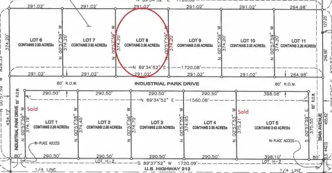 Commercial-Zoned Industrial Land