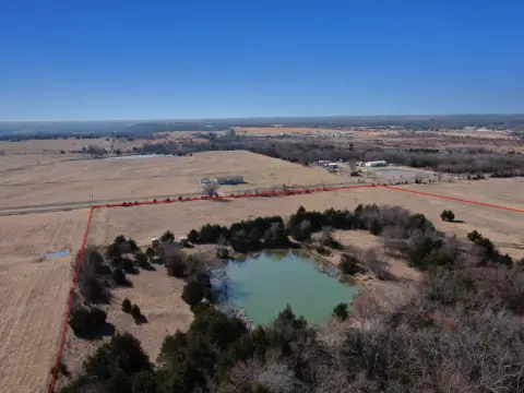 Wetumka Land with Creek & Pond