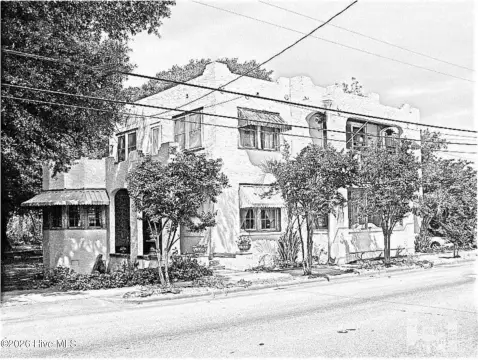 Historic Stucco Mixed-Use Property