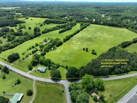 80-Acre Fenced Land with Pond