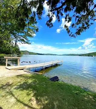 Waterfront Land with Two Docks