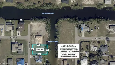Cape Coral Canal Lot